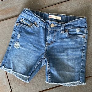 EUC Levi’s Girls Denim Cutoff Shorts size 8 Reg